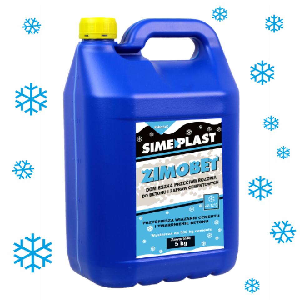 Domieszka przeciwmrozowa do betonu i zapraw